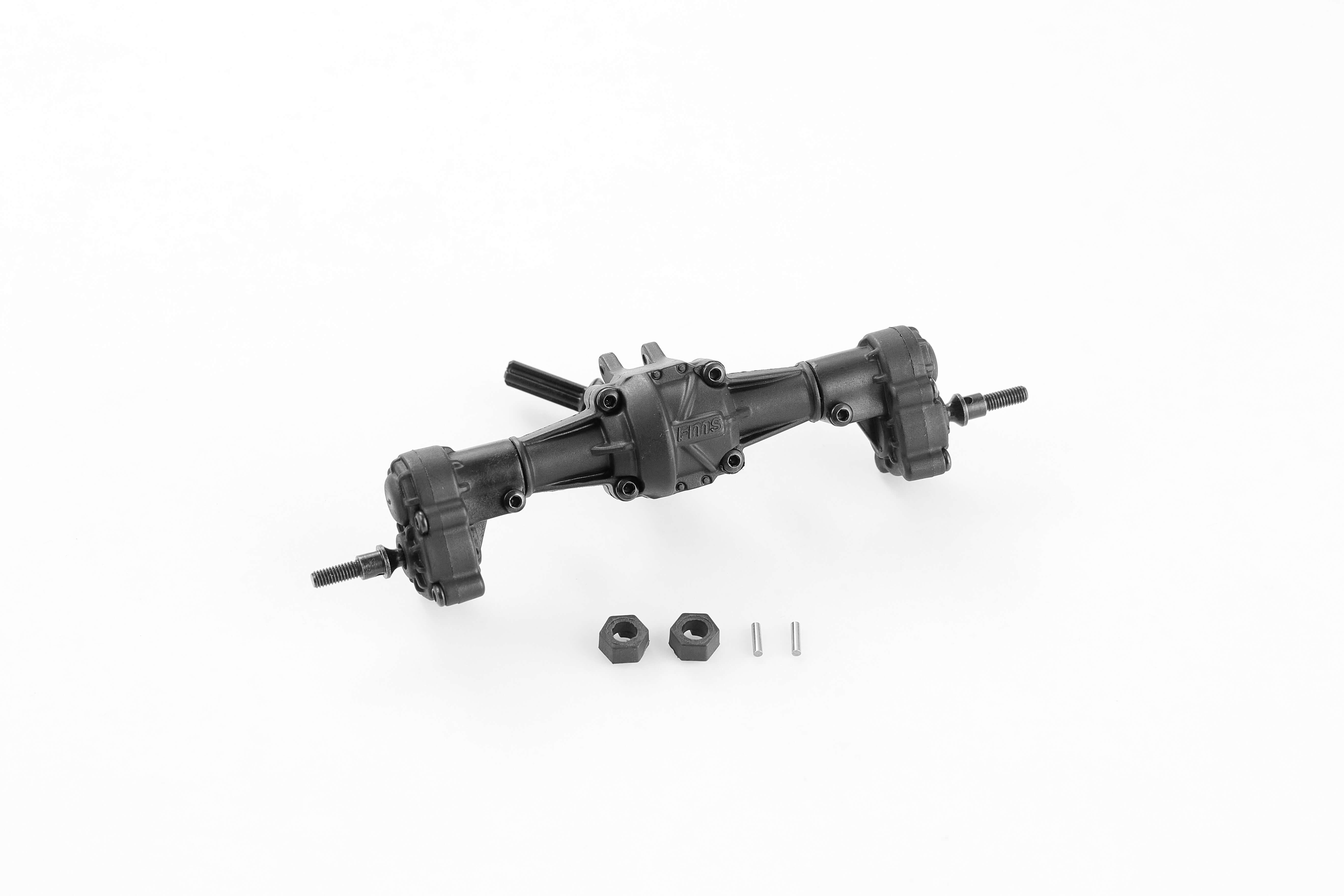 1:24 Smasher V1 rear axle assembly with differential set