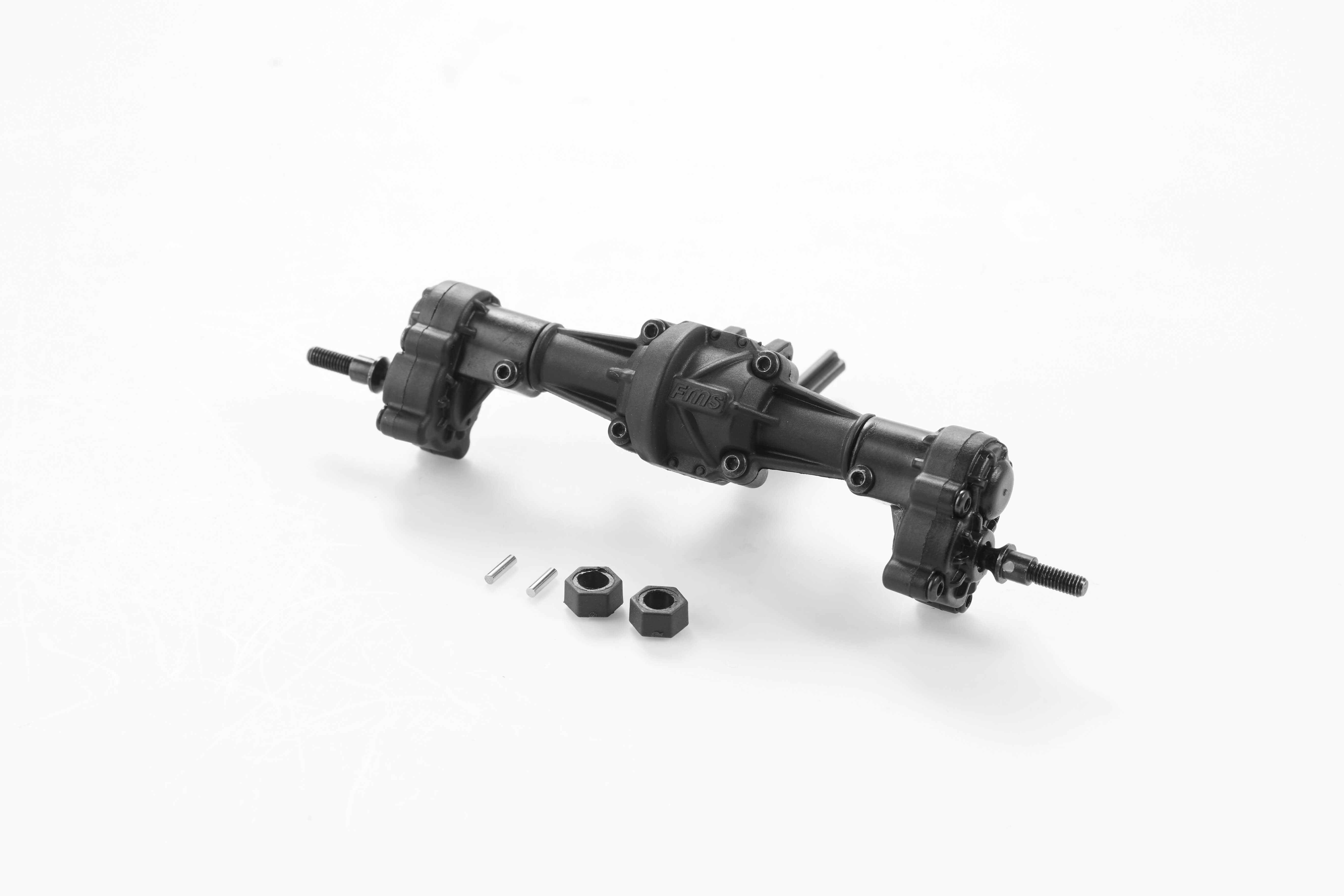 1:24 Smasher V2 rear axle assembly with differential set for RC vehicles