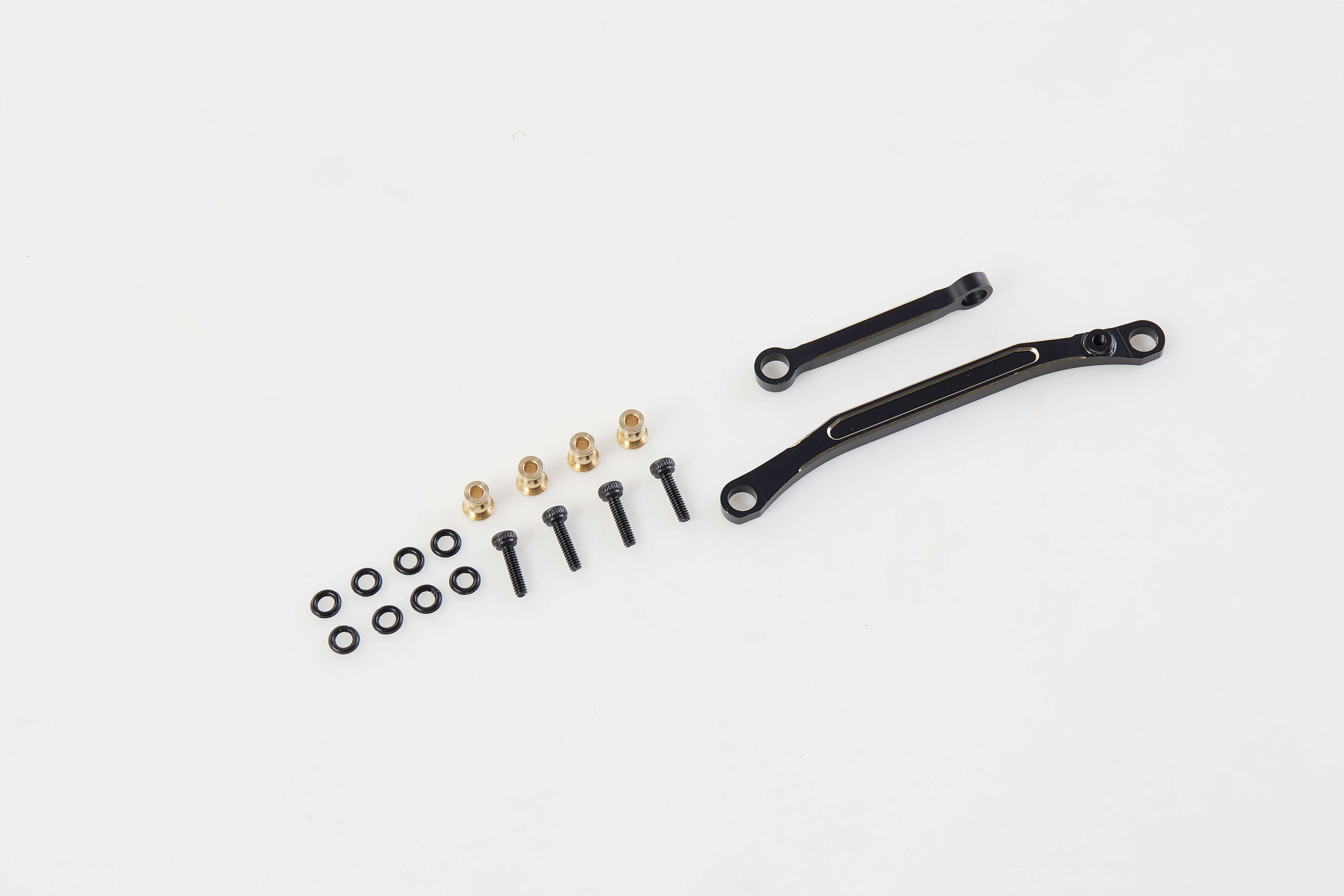 FCX24 brass steering linkage set with screws and washers for RC models