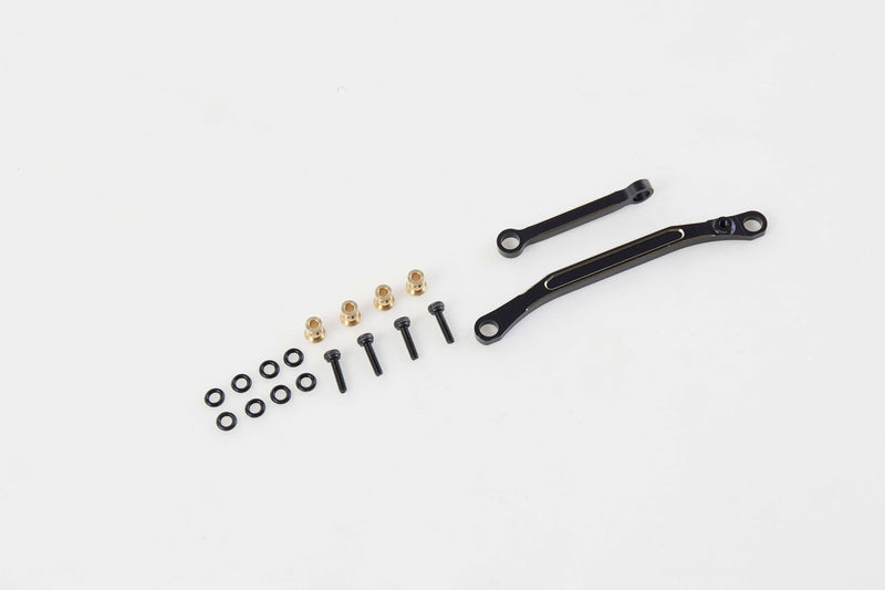 Upgrade Parts - FCX24 BRASS STEERING LINKAGE SET BLACK
