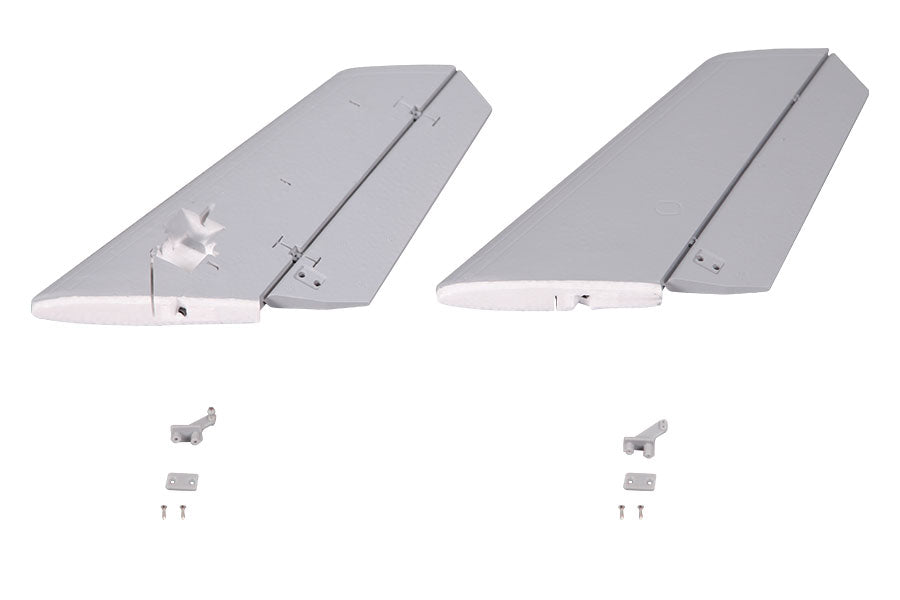 70mm 18F V2 horizontal stabilizers with mounting brackets and screws