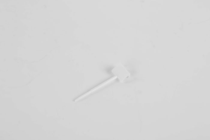 White connector pin for RC models with square head and long shaft
