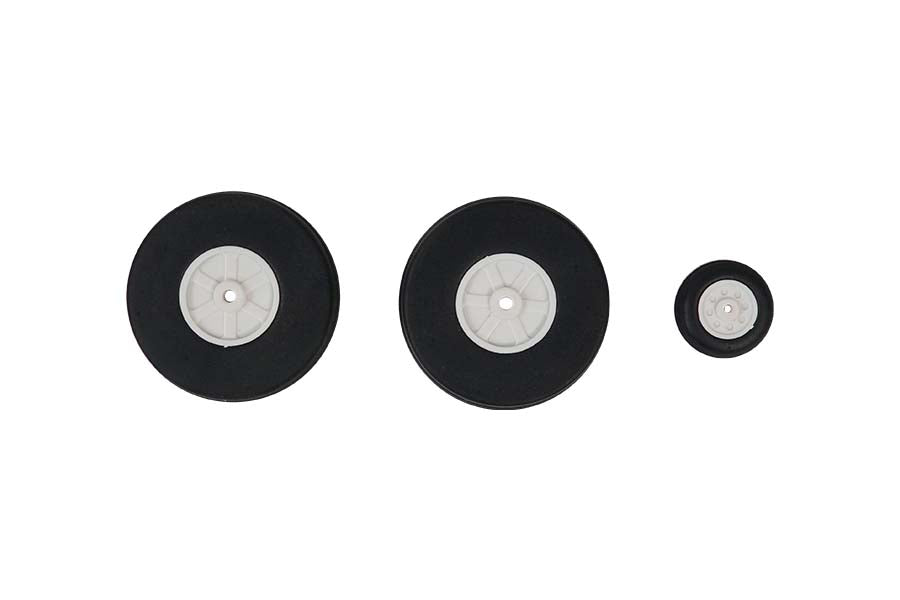 1100mm P-51 tire set with three sizes for RC model planes