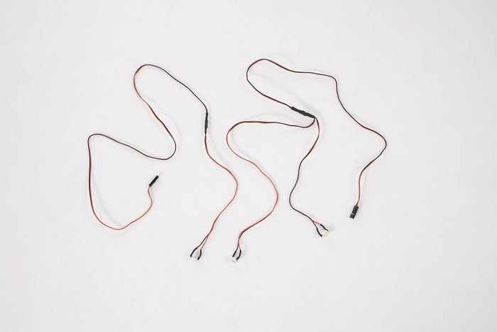 RC model wires in red and black for remote control vehicles and aircraft