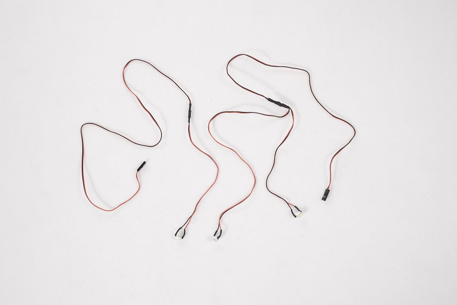 RC model wires in red and black for remote control vehicles and aircraft