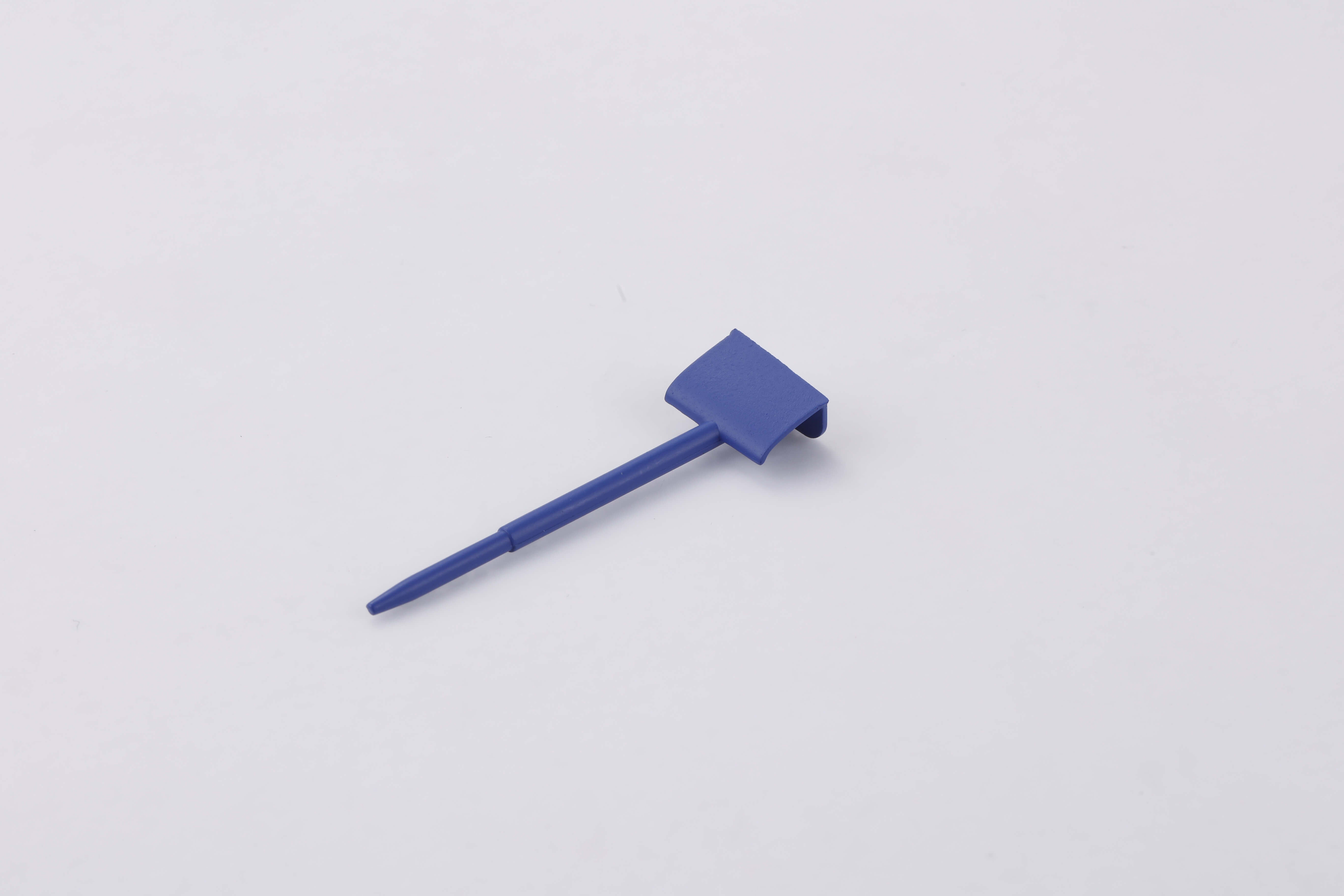 Blue RC model wing alignment tool for precise adjustments