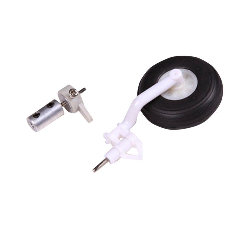 800mm T-28 Trojan front landing gear set with wheel and strut components