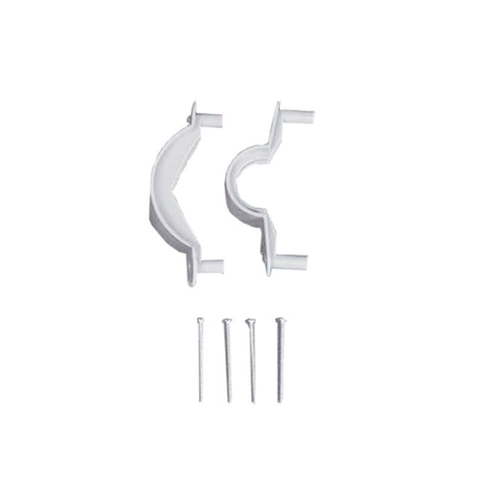 White wing bolt plate and screws for 1400mm P-40B RC airplane