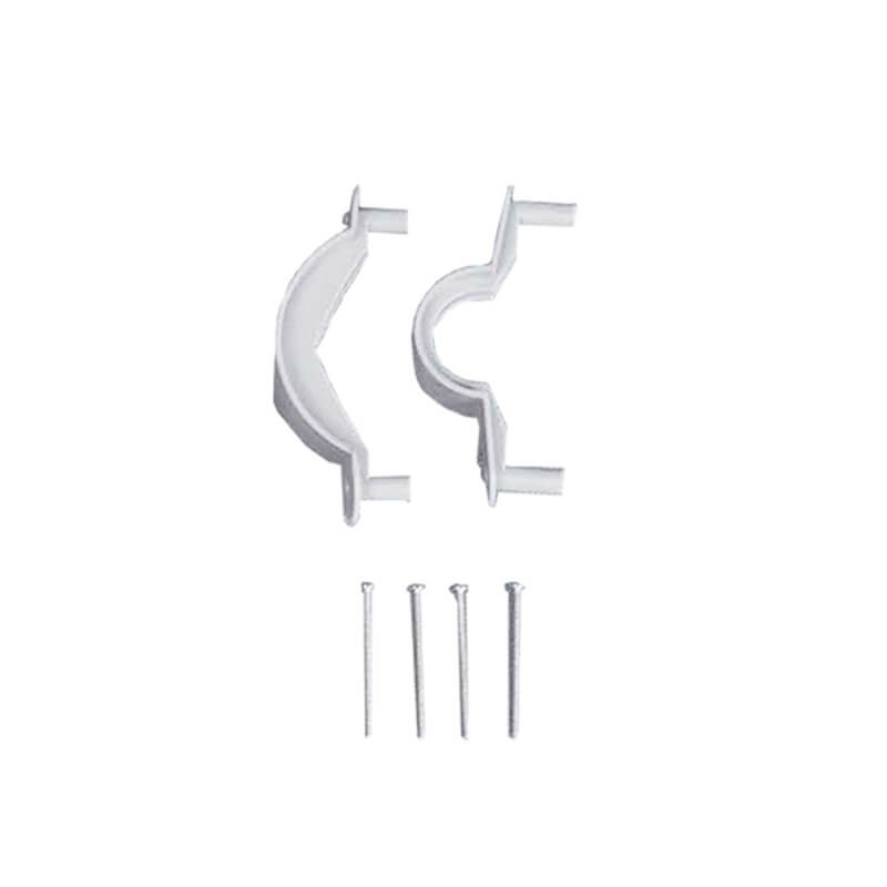 White wing bolt plate and screws for 1400mm P-40B RC airplane