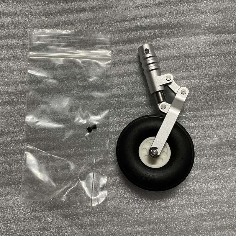 70mm Yak 130 V2 front landing gear wheel with accessories