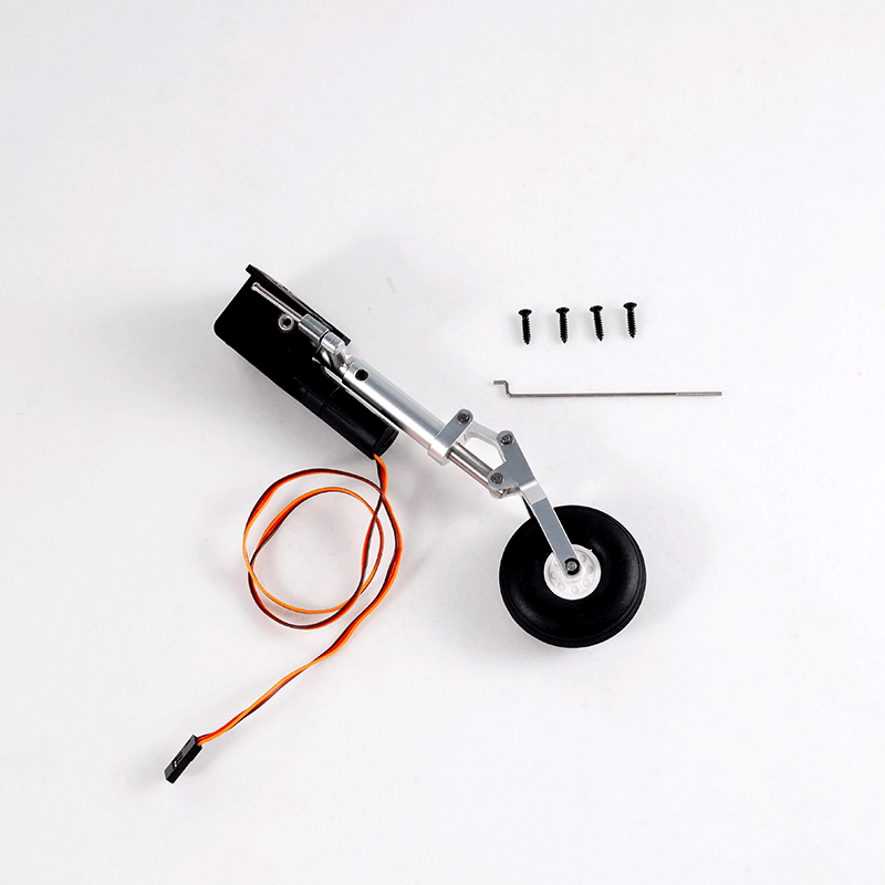 Front landing gear system for 80mm Futura V2/V3 with wheel and accessories