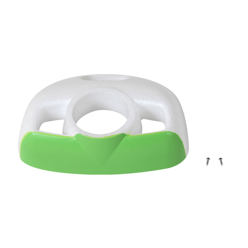 RC model white and green handle with screws for assembly