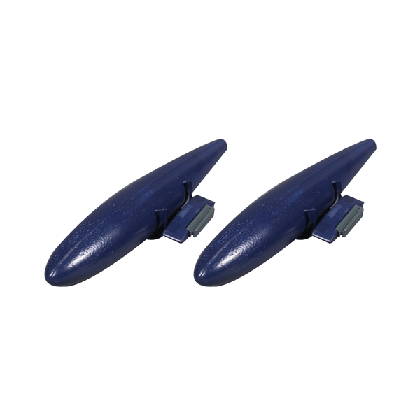 Blue wing tips for RC airplanes
