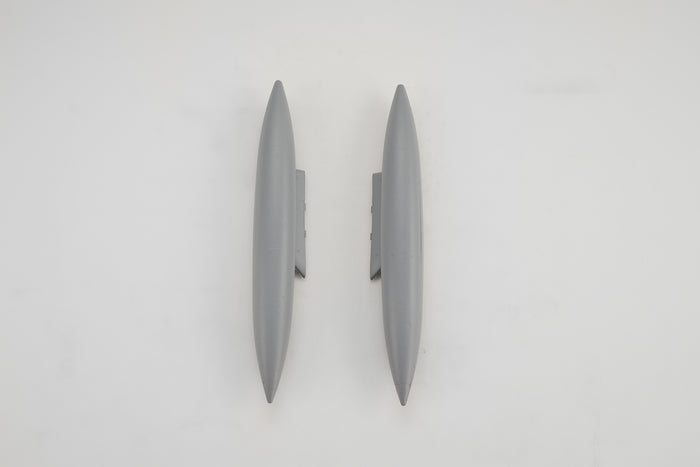 Gray oil tanks for 64mm Rafale EDF jet model