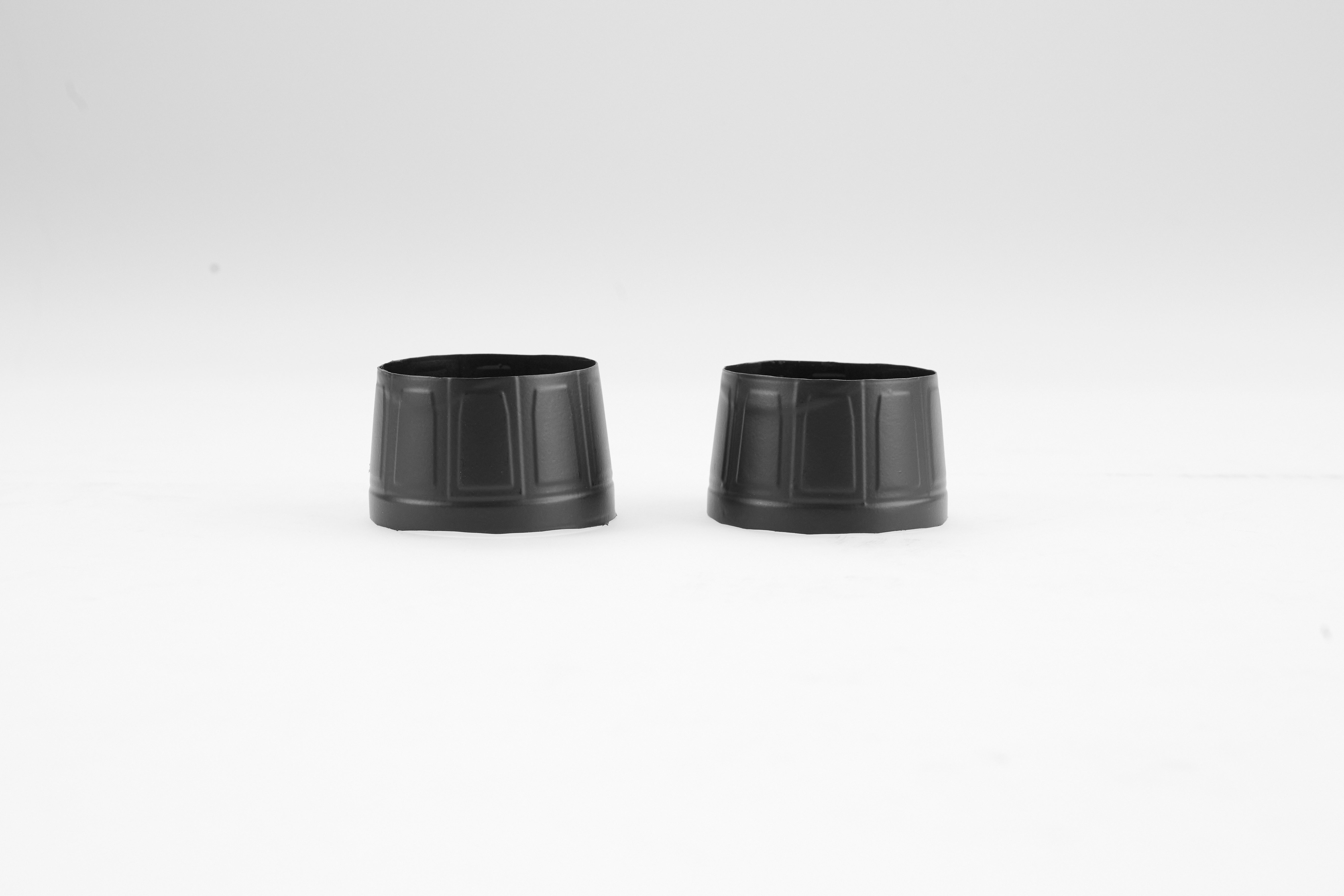 Black plastic exhaust nozzles for 64mm Rafale EDF jet