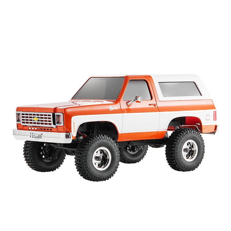FMS 1:24 FCX24 Chevrolet K5 Blazer RTR orange and white RC truck