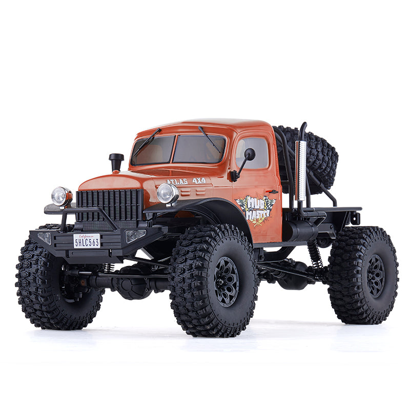 ROCHOBBY 1:10 Atlas 4x4 Off-Road Truck RS in orange with rugged tires