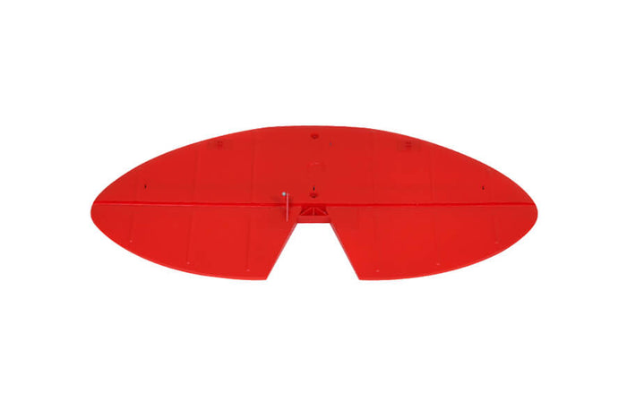 Red horizontal stabilizer for Pitts 1400mm V2 RC airplane