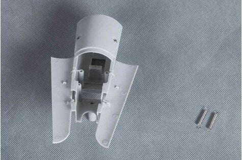 1400mm P-40B rear landing gear door with mounting pins