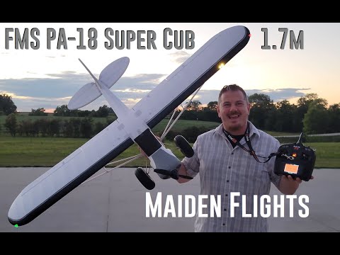 FMS 1700mm PA-18 Super Cub PNP with Reflex V2