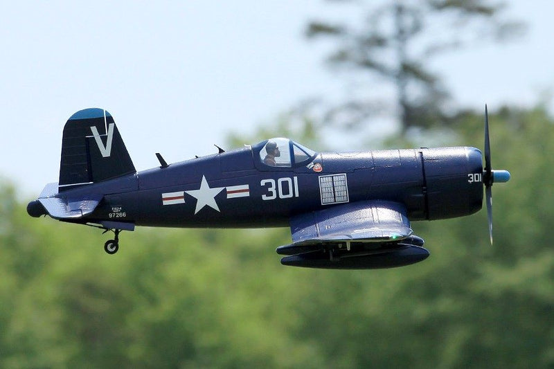 FMS 1400mm (55.1") F4U Corsair Blue with Reflex V2 PNP (Only Shipped to Canada)