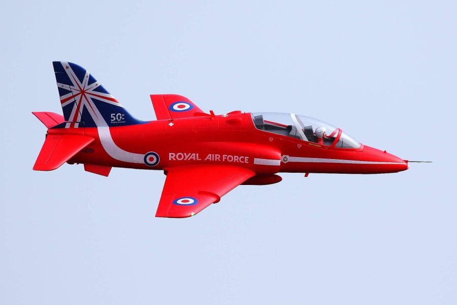 FMS EDF Jet 80mm Bae Hawk with Reflex V2, PNP